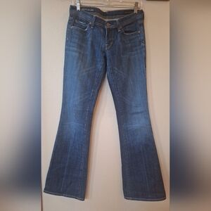 Citizens of Humanity Ingrid #2 Stretch low rise flare leg jeans Womens 27x32